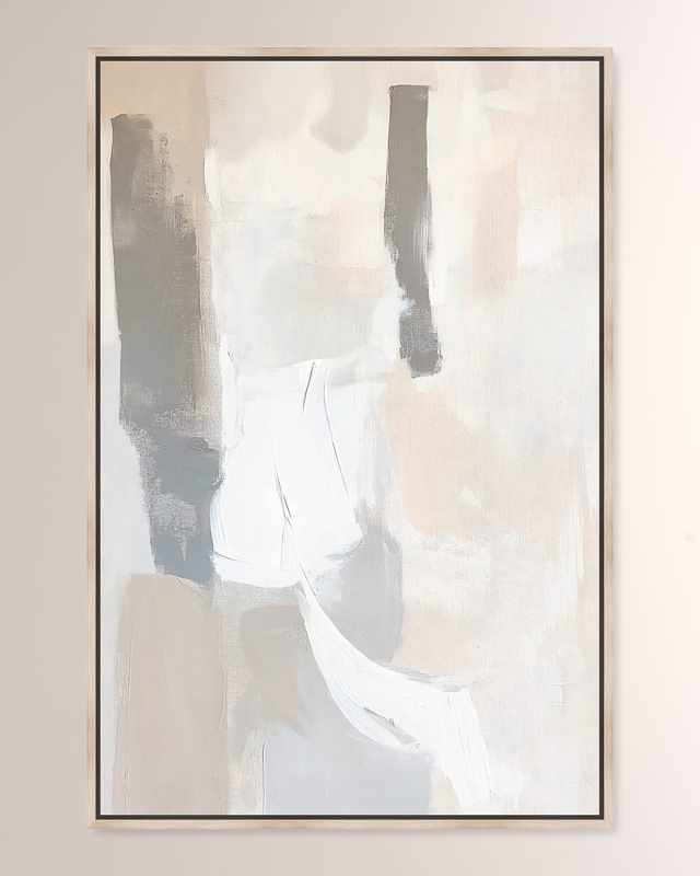 "Silver Sigh" Hand-Embellished Giclee